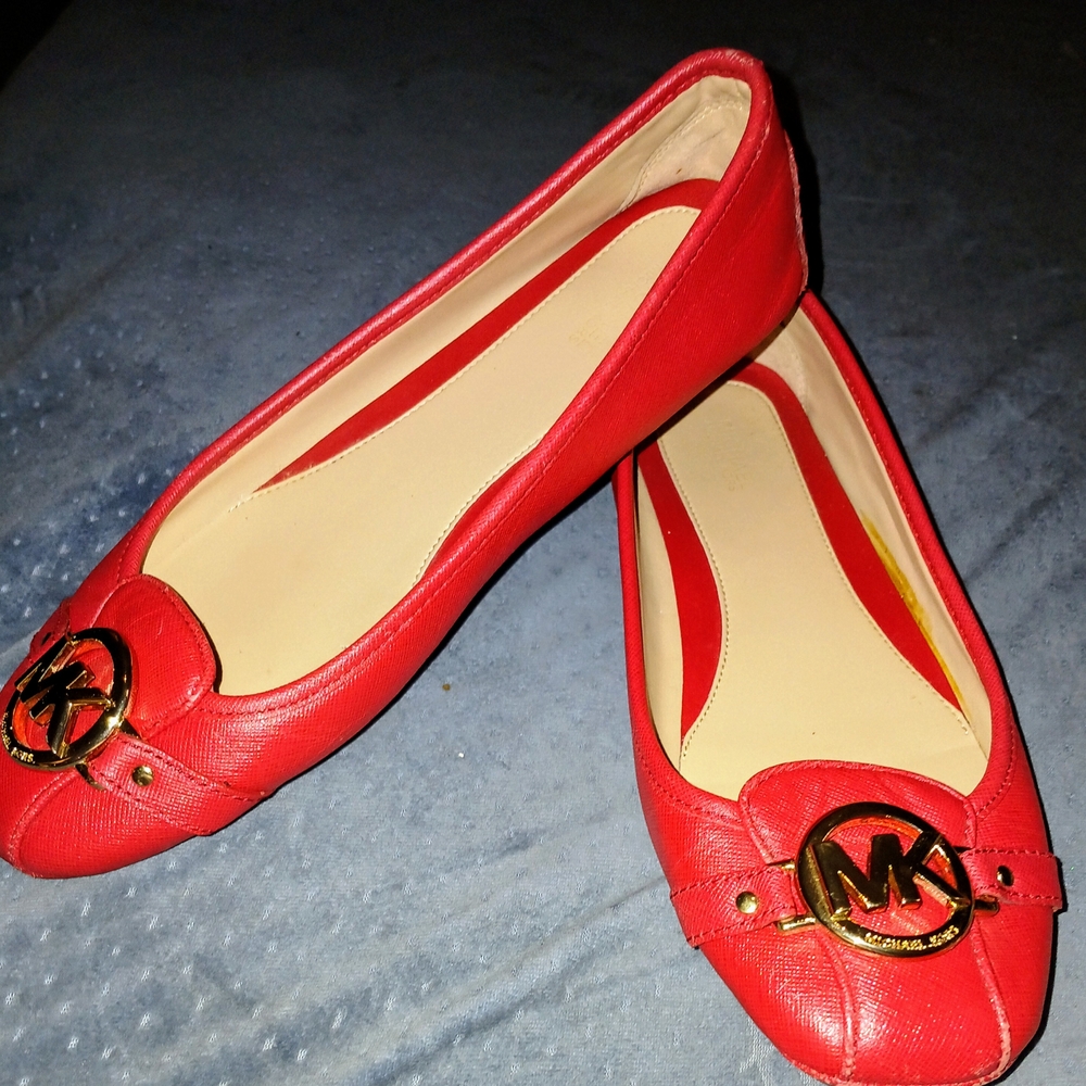 Michael Kors Red Women's Flats